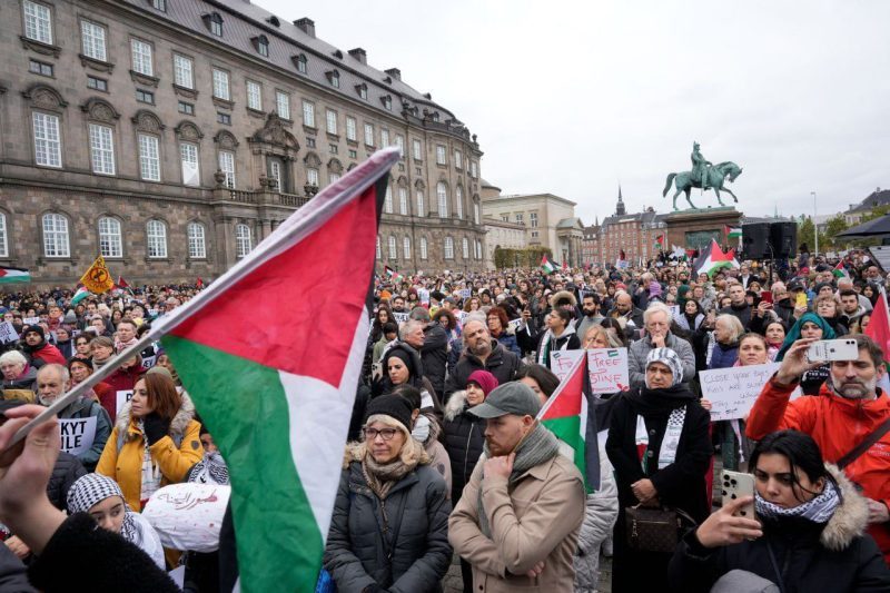 Luxembourg Demonstrators Demand Action on Gaza Crisis